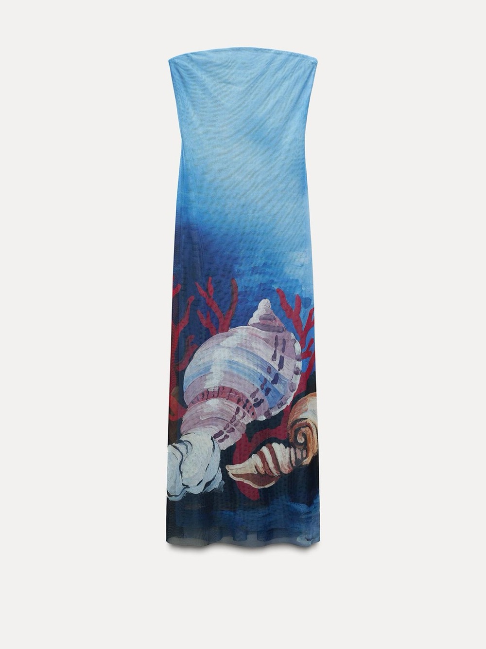 Zara strapless maxi dress